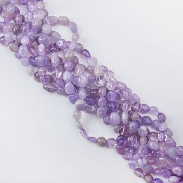 Ametyst lawendowy bryłka nieregularna 8x10mm