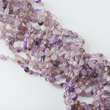 Kryształ górski fioletowy bryłka nieregularna 6,5x9mm