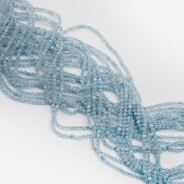 Akwamaryn kulka fasetowana 3mm