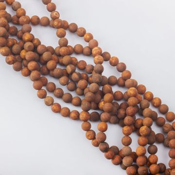 Agat matowy kulka gładka 8,5mm