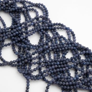 Szafir kulka fasetowana 3mm