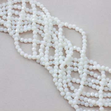 Kryształki kulka fasetowana 32 cust white stone 6mm Kryształki kulka fasetowana 32 cust white stone 6mm