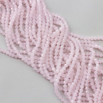 Kryształki kulki fasetowane 32 cuts ceramic rose 6mm