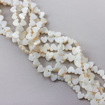 Masa perłowa serce 9mm Masa perłowa serce 9mm