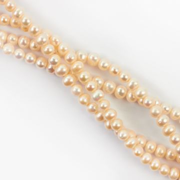 Perły naturalne białe round 7-9mm