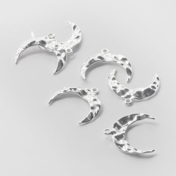 Srebrna zawieszka róg obfitości wygięty AG925 19mm