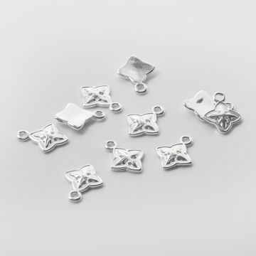 Srebrna zawieszka lilijka AG925 11,5mm