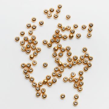 Kulki ze stali chirurgicznej w kolorze złotym  4mm