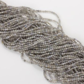 Labradoryt kulka fasetowana 2,5mm