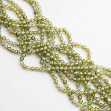 Cyrkonia kulka fasetowana 4mm