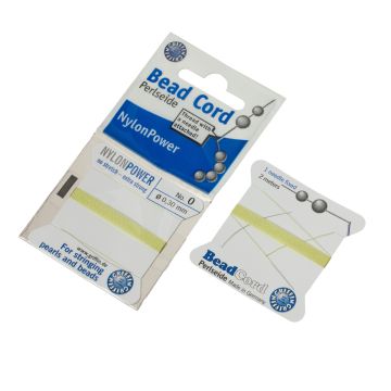 Nitka do pereł Nylon Power z igłą jade green 0,3mm