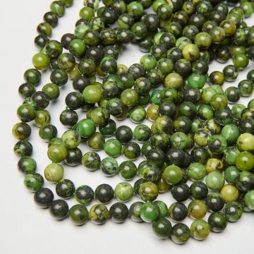 Zielony jadeit naturalny kulka gładka 10mm