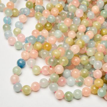 Morganit kulka gładka 10,5mm