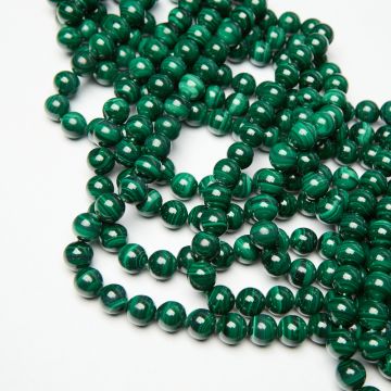 Malachit naturalny kulka gładka 10mm