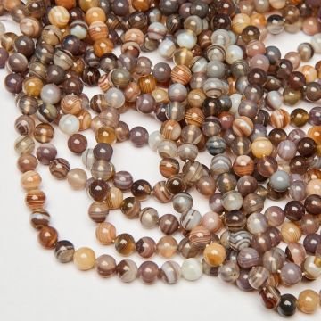 Agat botswana kulka gładka 8,5mm