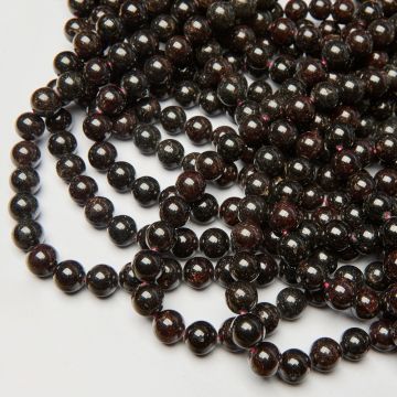 Granat kulka gładka 12mm