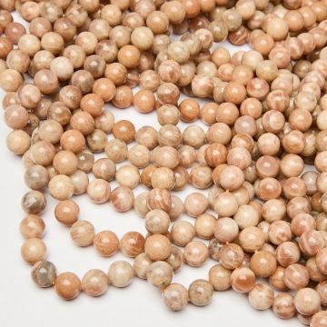 Kamień słoneczny kulka gładka 12mm