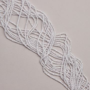 Cyrkonia kostka fasetowana biała 2mm