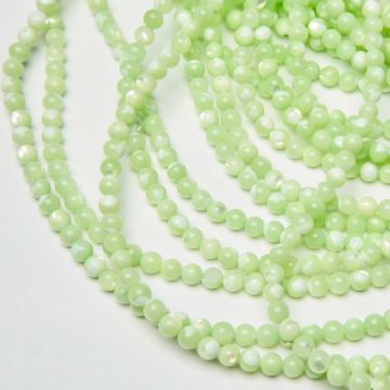 Masa perłowa kulka opalizująca zielona 5mm