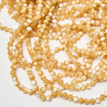 Masa perłowa kulka opalizująca cappuccino 6mm