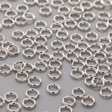 Kółeczka łacznikowe sprężynki, AG925 5mm