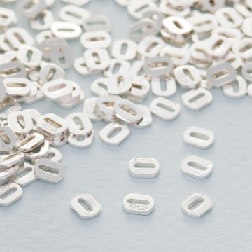 Blaszka cechownicza owal AG925 4.5mm