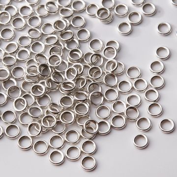 Srebrne kółeczka pełne AG925 8mm