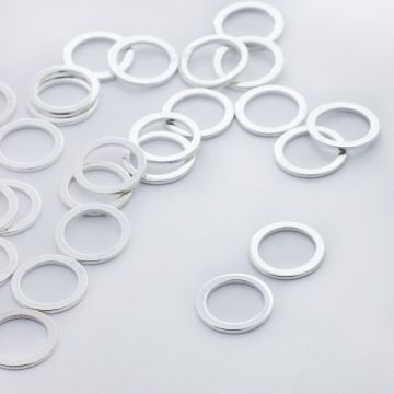 Srebrna zawieszka- łącznik kółko AG925 srebrny 12mm