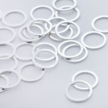 Srebrna zawieszka-łącznik kółko AG925 srebrny 13,5mm