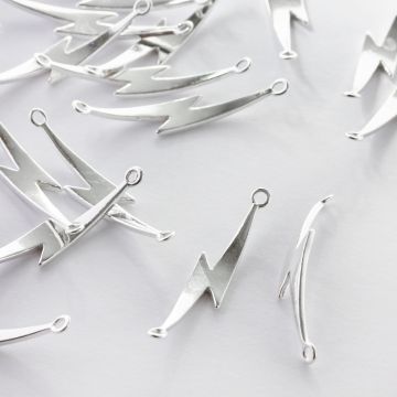 Srebrny łącznik do bransoletek piorun AG925 34mm