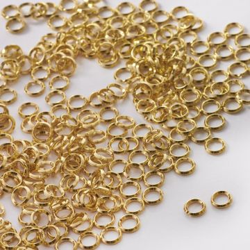Kółeczka sprężynki GOLDFILLED AU585 złoty 5mm