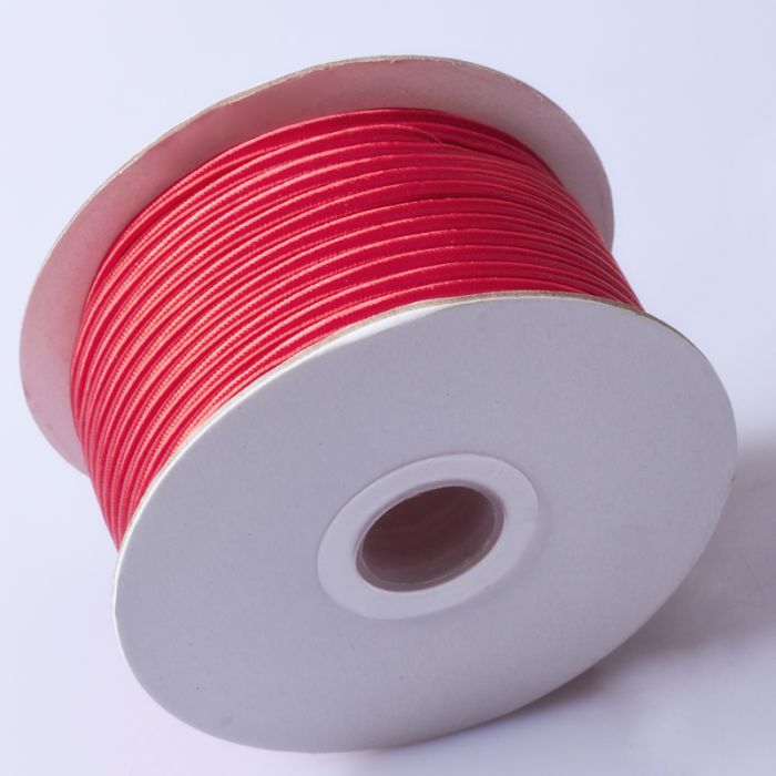 Sznurek do sutaszu chiński red 3mm