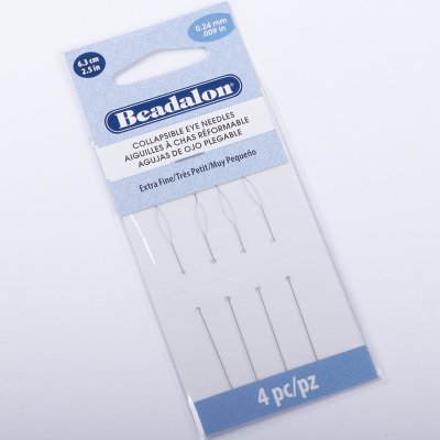 Beadalon igły skręcane z dużym oczkiem 6,4cm