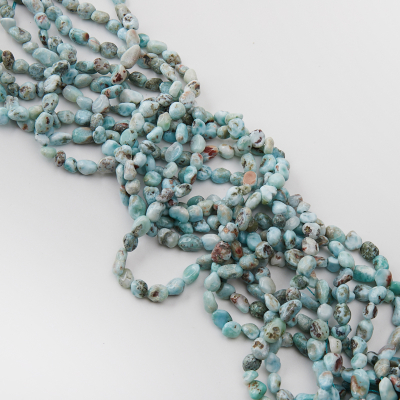 Larimar bryłka nieregularna 7-11mm