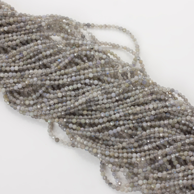 Labradoryt kulka fasetowana 2,5mm