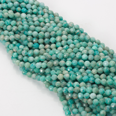 Amazonit kulkia fasetowana 6,5mm