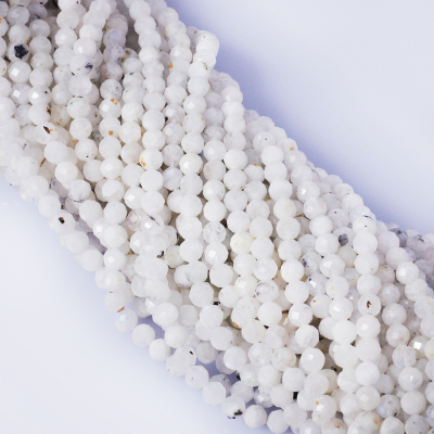 Kamień księżycowy kulka fasetowana 5,5mm