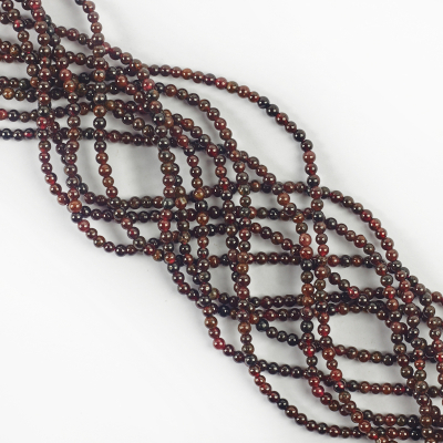 Granat kulka gładka 3mm