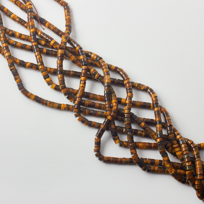 Tygrysie oko krążek gładki 4,5x2,5mm