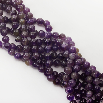 Ametyst kulka gładka 10,5mm