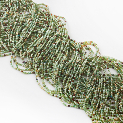 Jadeit australijski kulka fasetowana 2mm
