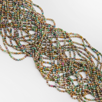 Mix szafir kulka fasetowana 3mm