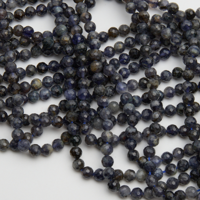 Iolit kulka fasetowana 6mm