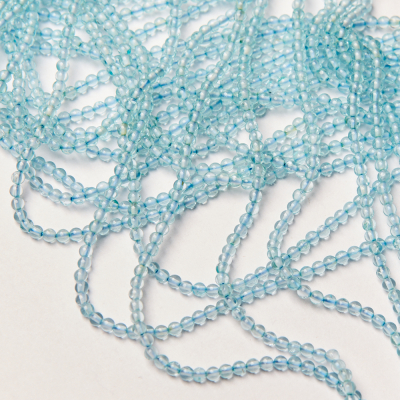 Topaz niebieski kulka gładka 3mm