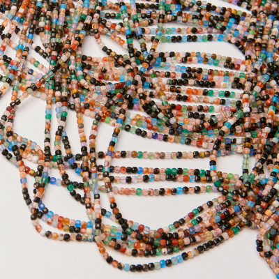 Mix kamieni kostka fasetowana 2x2mm