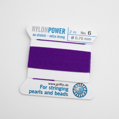 Griffin nici nylon power z igłą amethyst 0,7mm