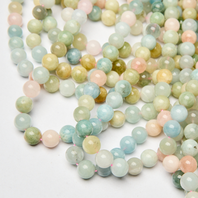 Morganit kulka gładka 10,5mm