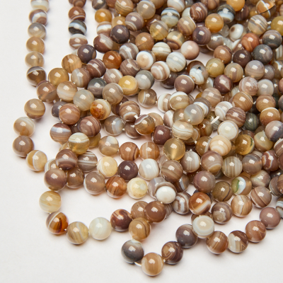 Agat botswana kulka gładka 10,5mm