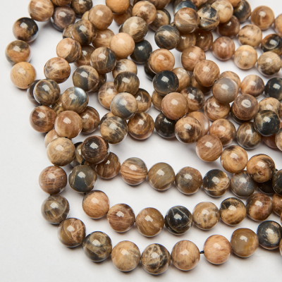 Czarny kamień księżycowy kulka gładka 12mm