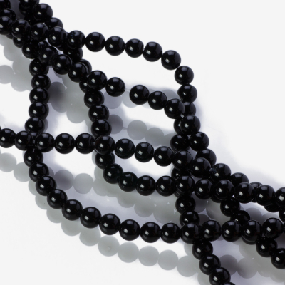 Onyks kulka gładka czarny 6mm